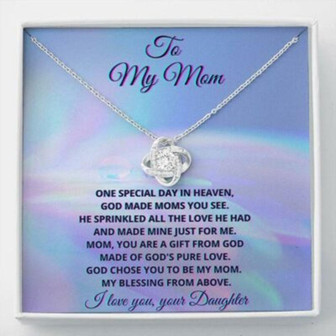Mom Necklace, To My Mom Necklace With Poem, Gift For Mom From Daughter - Thegiftio UK