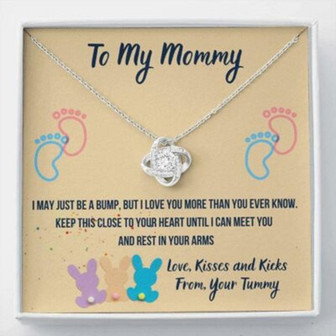 Mom Necklace, To My Mommy “Bunnies” Love Necklace Gift, Gift For Mom Mother - Thegiftio UK
