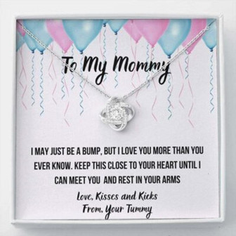 Mom Necklace, To My Mommy “Celebration” Love Necklace, Gift For Mom Mother - Thegiftio UK
