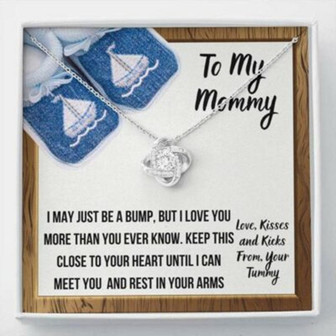 Mom Necklace, To My Mommy “Nautic” Love Knot Necklace Gift For Mom - Thegiftio UK