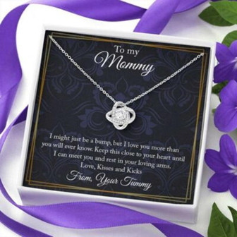 Mom Necklace, To My Mommy Necklace Gift, Necklace For Mom To Be, New Mom Gift - Thegiftio UK