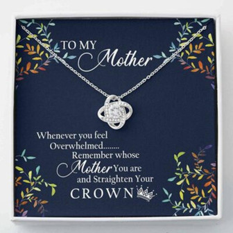 Mom Necklace, To My Mother Necklace Gift , Crown Your Mother Necklace With Gift Box - Thegiftio UK