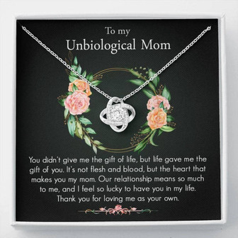 Mom Necklace, Unbiological Mom Necklace Gifts, Bonus Mom Gift, Step Mom Gift, Step Mom Necklace - Thegiftio UK