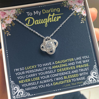 Mom To Daughter - Love Knot Necklace - Thegiftio UK