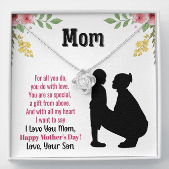 Mom You Are So Special - Love Knot Necklace - Thegiftio UK