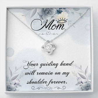 Mom Your Guiding Hand - Love Knot Necklace - Thegiftio UK