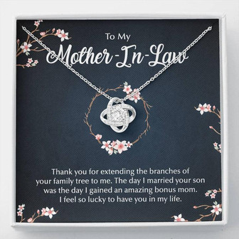 Mother-In-Law Love Knot Necklace - Mother's Day Gift - Thegiftio