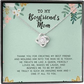 Mother-In-Law Necklace, Boyfriend, Mom Necklace, Presents For Mother Gifts, Thank Queen Owe - Thegiftio UK