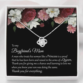 Mother-In-Law Necklace, Boyfriends Mom Birthday Gift, Mothers Day Gift For Boyfriends Mom - Thegiftio