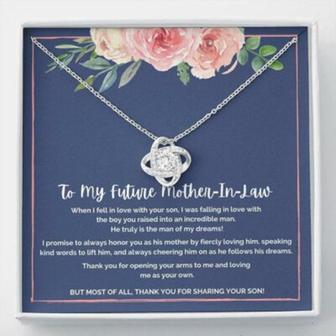 Mother-In-Law Necklace, Future Mother In Law Necklacemother Of The Groom Necklace Wedding Gift - Thegiftio UK
