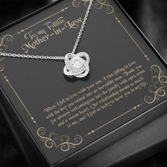 Mother-In-Law Necklace, Gift For Mother-In-Law, Mother Of The Groom Gift, To My Future Mom-In-Law Necklace - Thegiftio UK