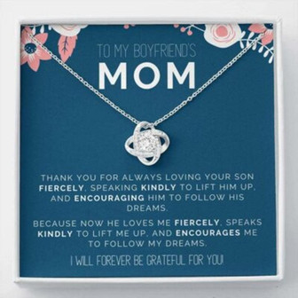 Mother-In-Law Necklace, Gift To My Boyfriend, Mom Necklace, Gift For Future Mother-In-Law - Thegiftio UK