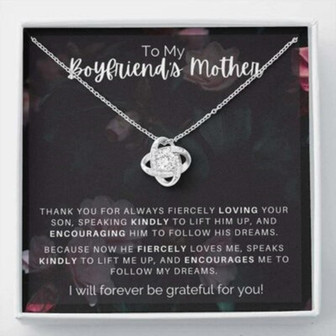 Mother-In-Law Necklace, Gift To My Boyfriend, Mom Necklace, Gift For Future Mother-In-Law - Thegiftio UK