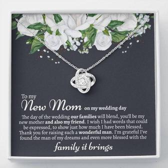 Mother-In-Law Necklace, Meaningful New Mom Wedding Gift From Bride, Mother Of The Groom Gift On Wedding Day, Future Mother In Law Wedding Gift - Thegiftio UK