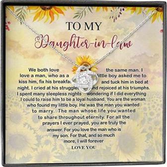 Mother-In-Law Necklace, Mother Daughter In Law Necklace, Truly Answer Love Son Little Boy Loyal - Thegiftio UK