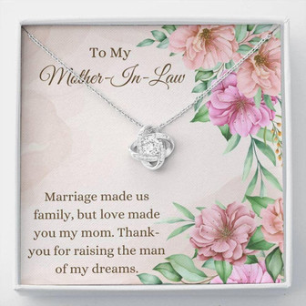 Mother-In-Law Necklace, Mother In Law Gift , Sentimental Necklaces , Husband Mom Necklace Gift - Thegiftio UK
