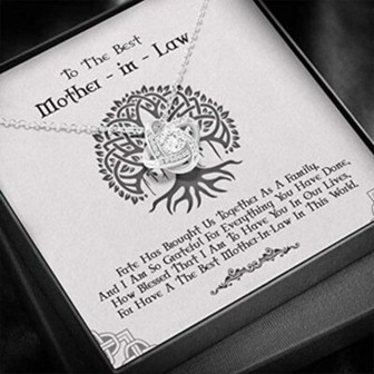 Mother-In-Law Necklace, Mother In Law Necklace Mother In Law Gifts From Daughter In Law - Thegiftio UK