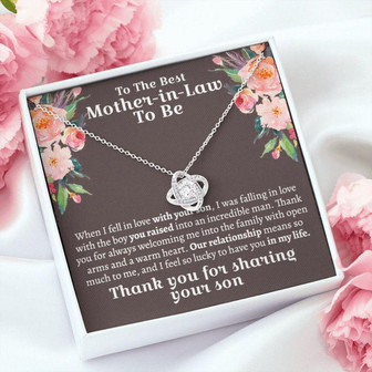 Mother-In-Law Necklace, Mother In Law To Be Gift, Future Mother In Law Necklace, Special Mother In Law Gift From Daughter In Law, Mother In Law Gifts - Thegiftio UK