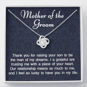Mother-In-Law Necklace, Mother Of The Groom Gift Necklace, Mother In Law Gift, Mothers Day Gift For Mother In Law Gift, Mothers Day Gifts - Thegiftio UK