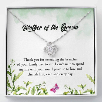 Mother In Law Necklace , Mother Of The Groom Wedding Gift - Thegiftio UK