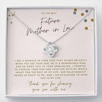 Mother-In-Law Necklace, Mother’S Day Necklace Gift For Future Mother In Law From Daughter In Law - Thegiftio UK