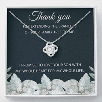 Mother-In-Law Necklace, Necklace Gift For Future Mother In Law From Daughter In Law - Thegiftio UK