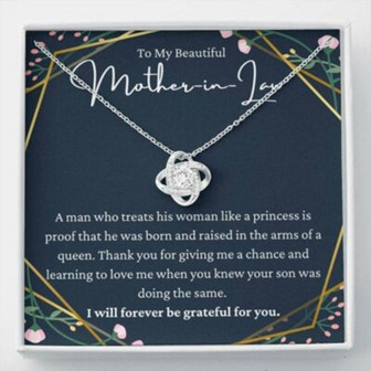 Mother-In-Law Necklace, To My Mother-In-Law Necklace, Gift For Mother-In-Law Birthday Christmas - Thegiftio UK