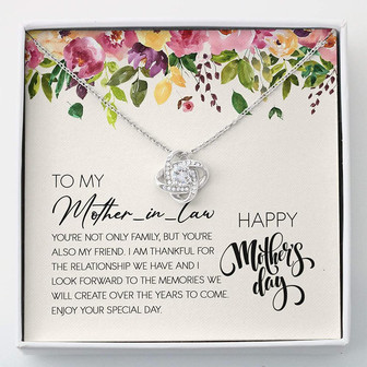Mother-In-Law Necklace, To My Mother-In-Law Necklace For Mom - Thegiftio UK