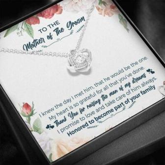 Mother-In-Law Necklace, To The Mother Of The Groom Necklace , The Man Of My Dreams , Mother-In-Law Gift - Thegiftio UK