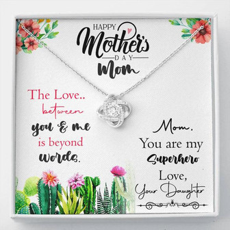 Mother's Day Gift Love Knot Necklace From Daughter - Thegiftio UK