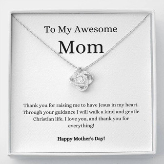 Mother's Day Guidance | Love Knot Necklace - Thegiftio UK