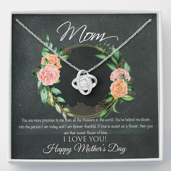Mother's Day Love Knot Necklace- Perfect Gift For Mom! - Thegiftio UK