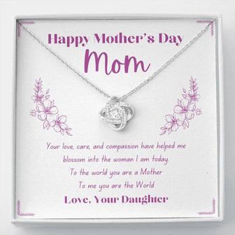 Mother's Day Love Knot Necklace By Gift Gods - - Thegiftio UK