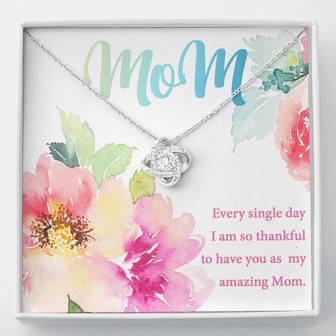 Mother's Day Love Knot Necklace For An Amazing Mom Gift - Thegiftio UK