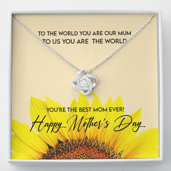 Mothers Day Love Knot Necklace - Thegiftio UK