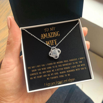 My Favorite Thing | Love Knot Necklace For Her - Thegiftio UK