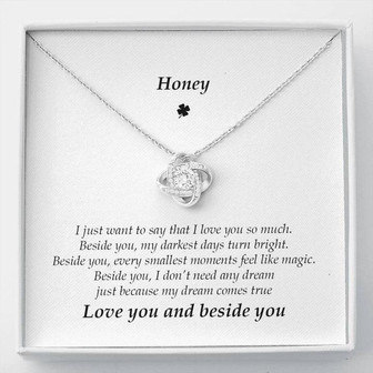 My Honey Love Knot Necklace - Thegiftio UK