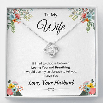 My Last Breath - Love Knot Necklace - Thegiftio UK