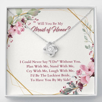 My Maid Of Honor - Love Knot Necklace - Thegiftio UK