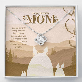 My Strong And Wise Mother - Love Knot Necklace - Thegiftio UK