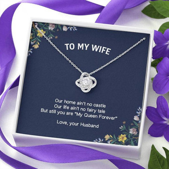 "My Wife" - Love Knot Necklace - Thegiftio UK