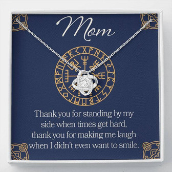 Necklace Gift For Mom, Love Knot Necklace For Mother, Mother's Day Gift - Thegiftio UK