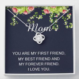 Necklace Gift For Mom • Mother's Day Gift • Birthday Gift For Mom • Mom Gift From Daughter • Mom Gift From Son • Mothers Day Love Knot Necklace - Thegiftio UK