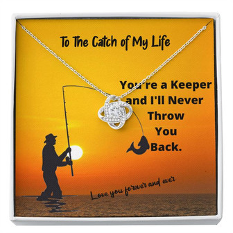 Never Throw You Back Love Knot Necklace - Thegiftio UK