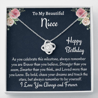 Niece Necklace, To My Niece Birthday Gift, Necklace, Gift For Niece From Aunt, Uncle To Niece Gift - Thegiftio UK