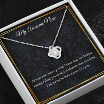 Niece Necklace, To My Niece Necklace Gift, Birthday Gift For Niece, Gift From Aunt - Thegiftio UK