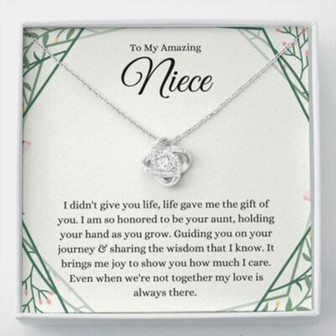 Niece Necklace, To My Niece Necklace Gift From Aunt, Niece Necklace, Niece Christmas Gift - Thegiftio UK