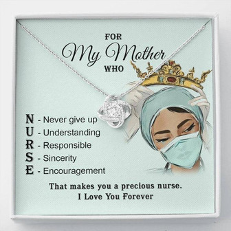 Nurse Mom Gift - Precious Nurse - The Love Knot Necklace - Thegiftio