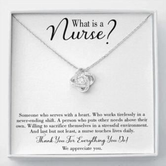 Nurse Necklace Gift, What Is A Nurse Necklace Nurse Appreciation Gift Necklace - Thegiftio UK
