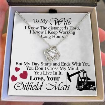 Oilfield Man's Wife - Love Knot Necklace - Thegiftio UK